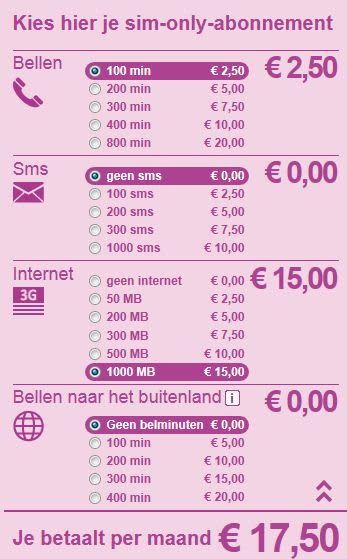 Simpel verlaagt prijs mobiel internet