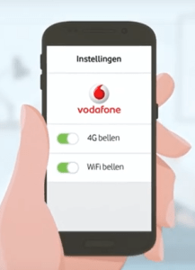 Met Vodafone 4G wifi bellen