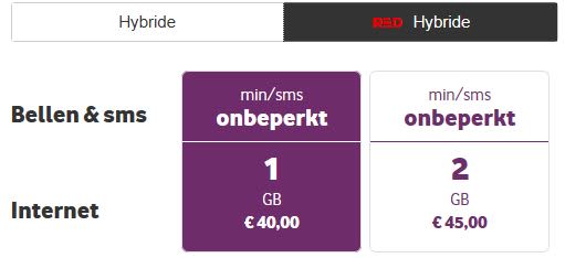 beetje Merchandiser Kwestie Vodafone Hybride: aanpasbare maandbundel | Bellen.com